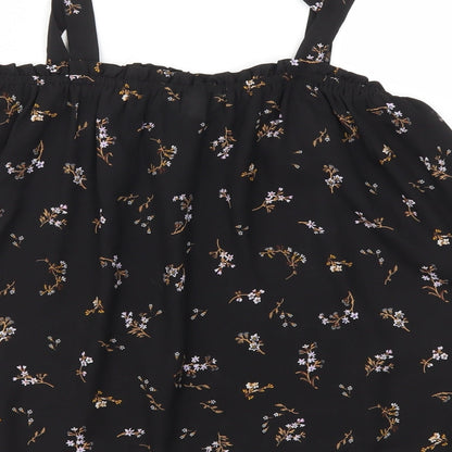 H&M Womens Multicoloured Floral  Basic Blouse Size 4