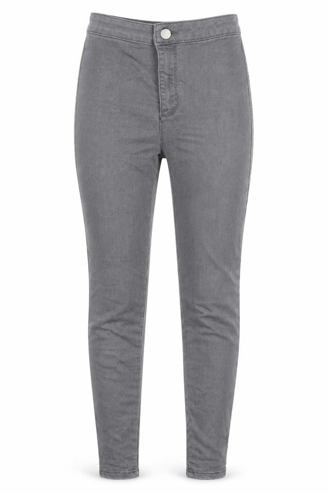 Miss Selfridge Womens Grey  Denim Jegging Jeans Size 10 L25 in