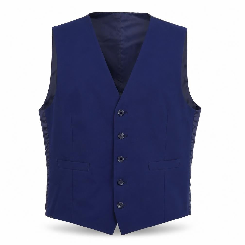 Marks & Spencer Mens Blue   Jacket Suit Waistcoat Size M