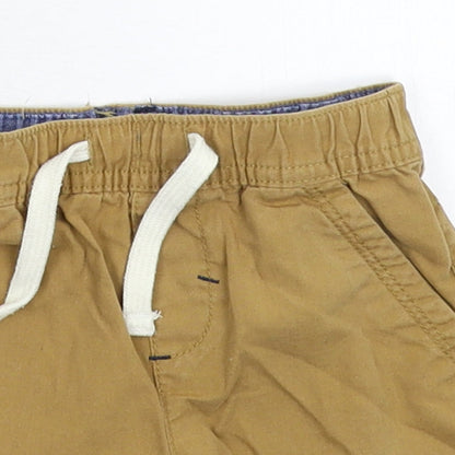 Close-up detail of Next Baby Beige Cropped Trousers, size 9-12, Months