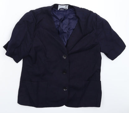First Avenue Womens Blue   Jacket Blazer Size 16