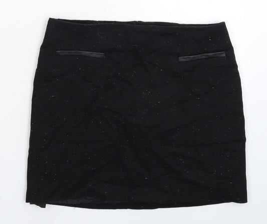 Preworn Womens Black   Mini Skirt Size 8