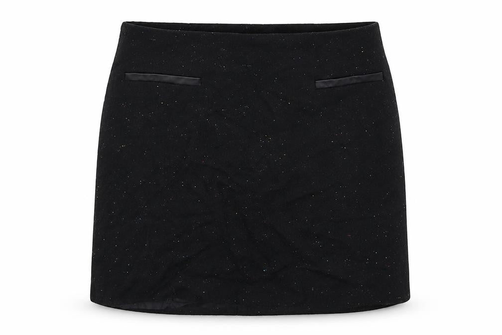 Preworn Womens Black   Mini Skirt Size 8