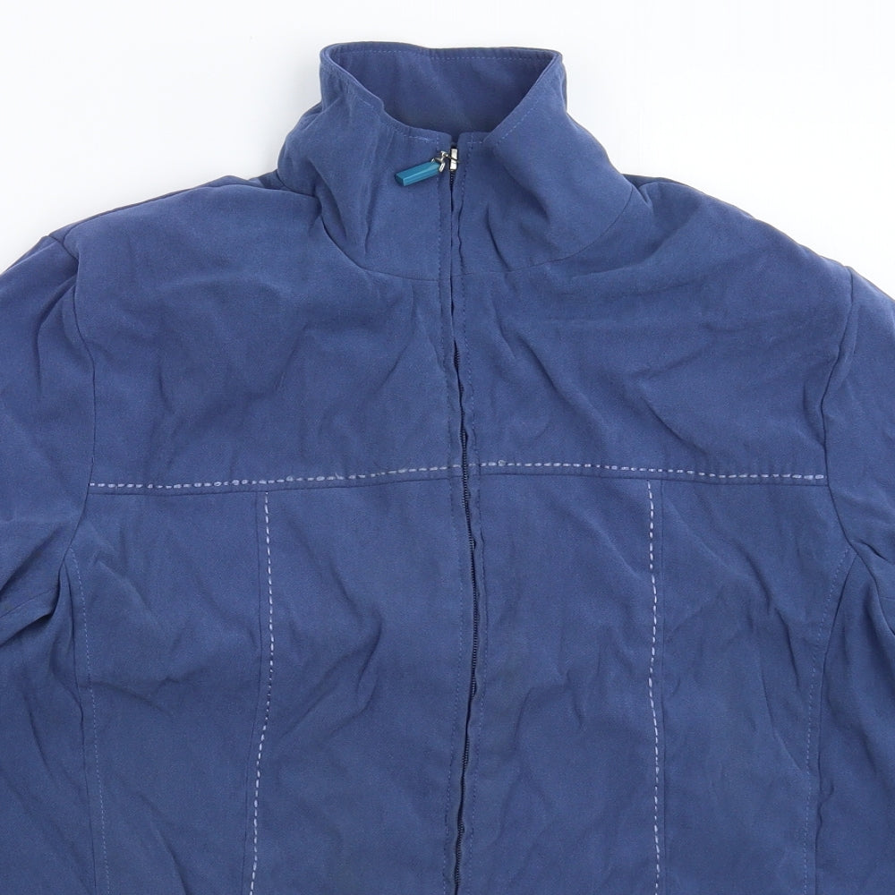 Jella di Marco Womens Blue   Jacket  Size M