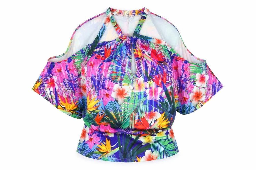 Very Womens Multicoloured Floral  Basic Tank Size 10