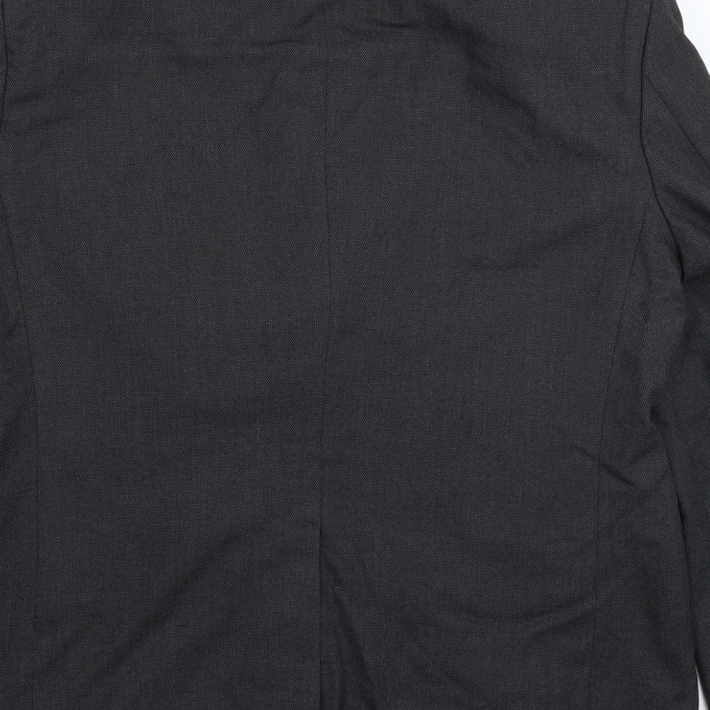 Marks and Spencer Mens Black   Jacket Suit Jacket Size 44