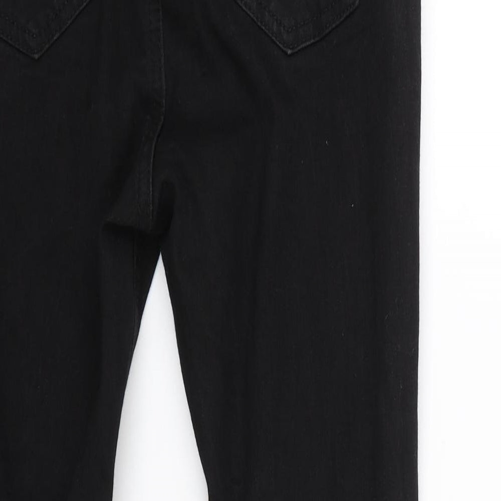 Missguided Womens Black  Denim Skinny Jeans Size 6 L24.5 in