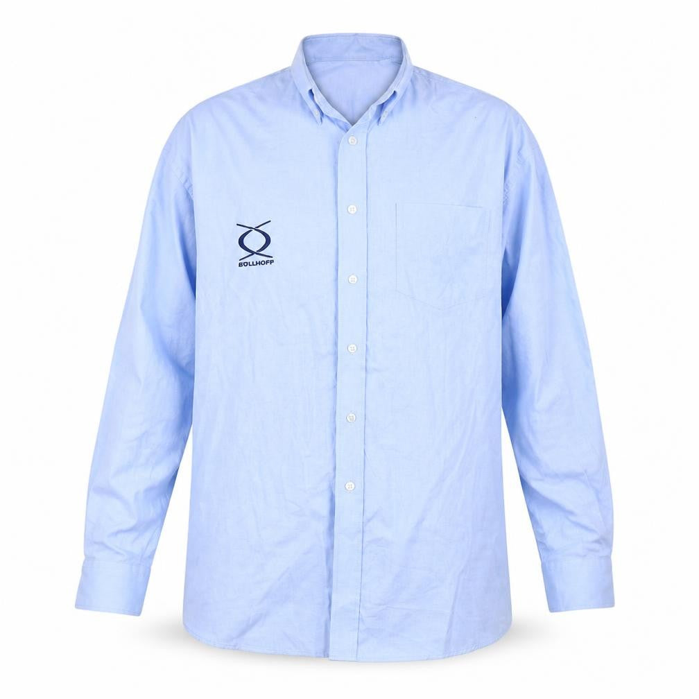 Russell Co Mens Blue    Button-Up Size 15.5