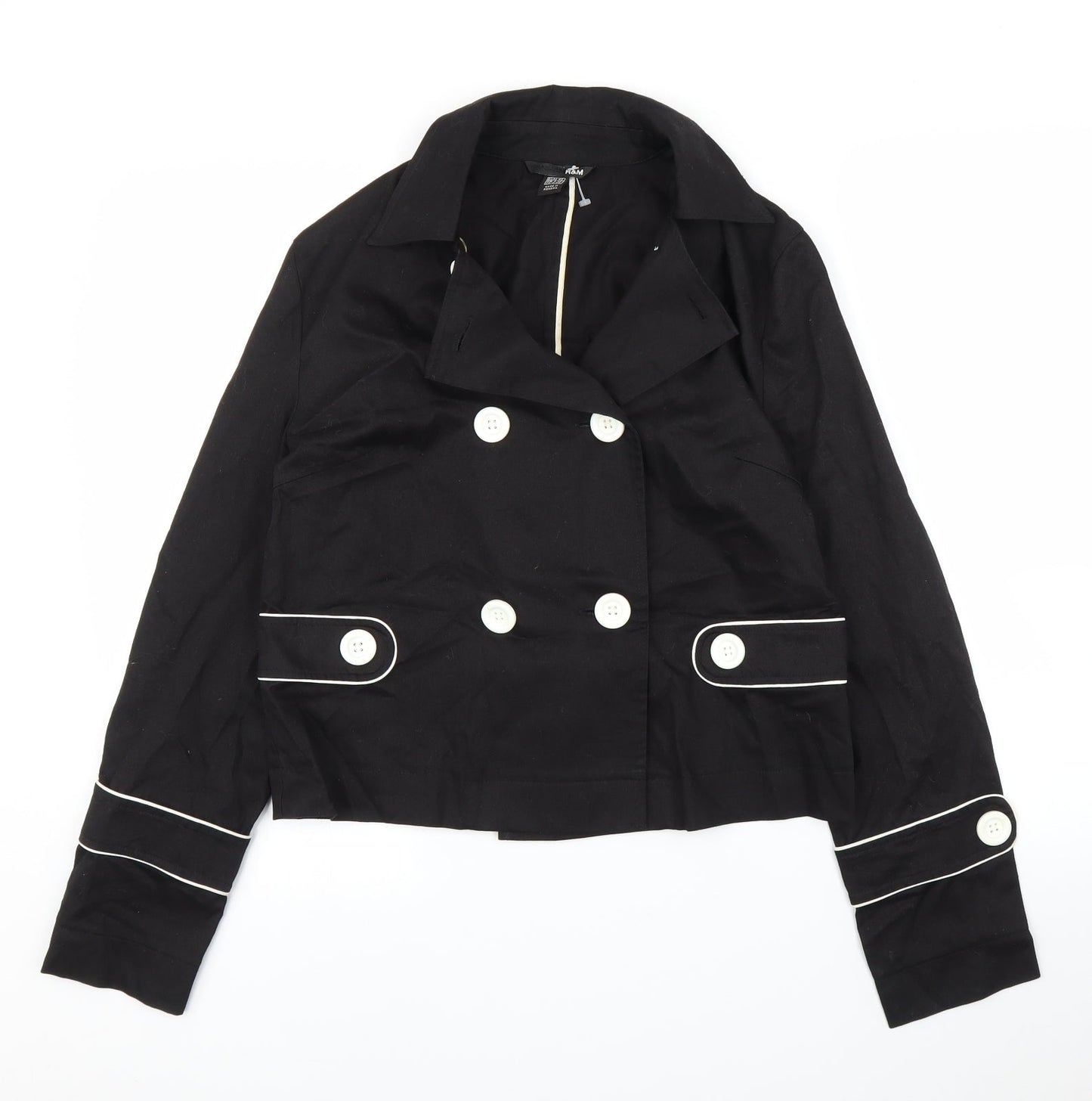 H&M Womens Black   Jacket  Size 14
