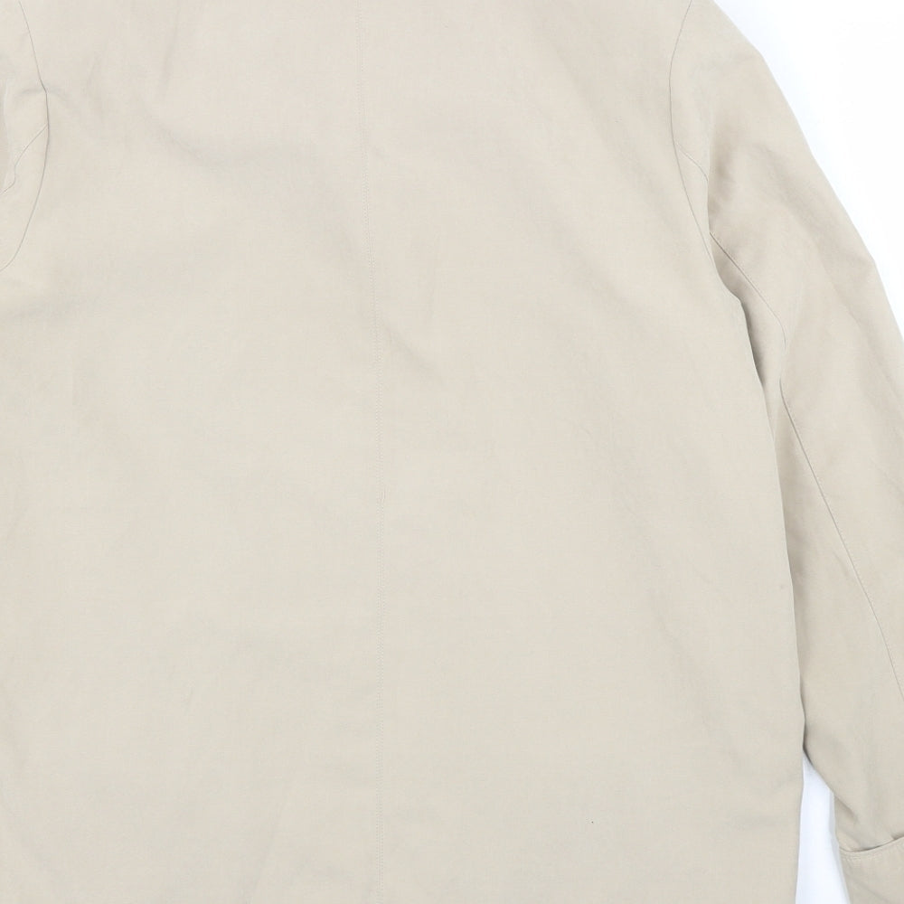 Finesse Womens Beige   Overcoat Coat Size 10