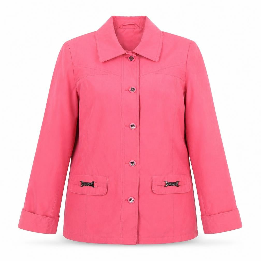 First Avenue Womens Pink   Overcoat Coat Size 10