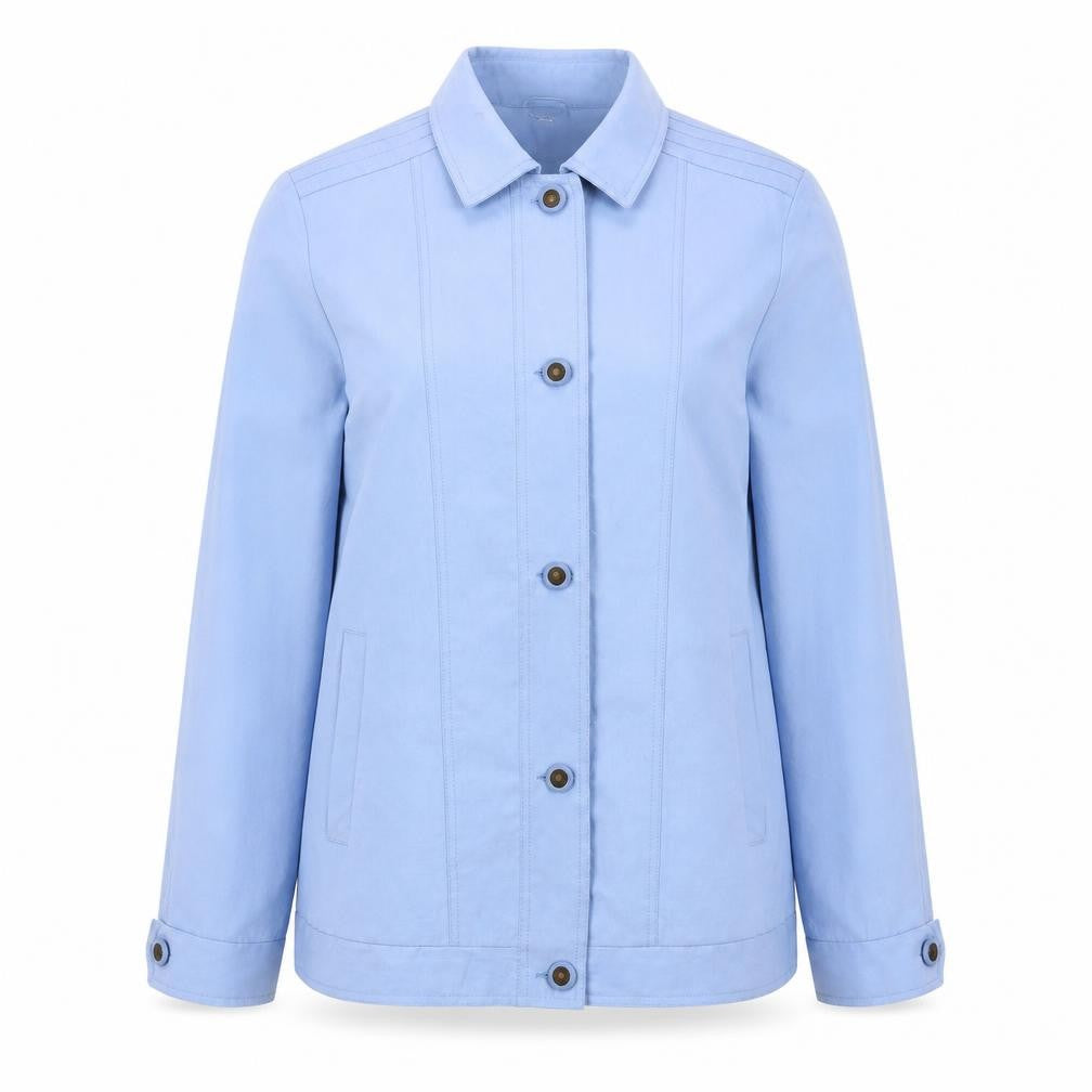 Klassik Womens Blue   Overcoat Coat Size 12