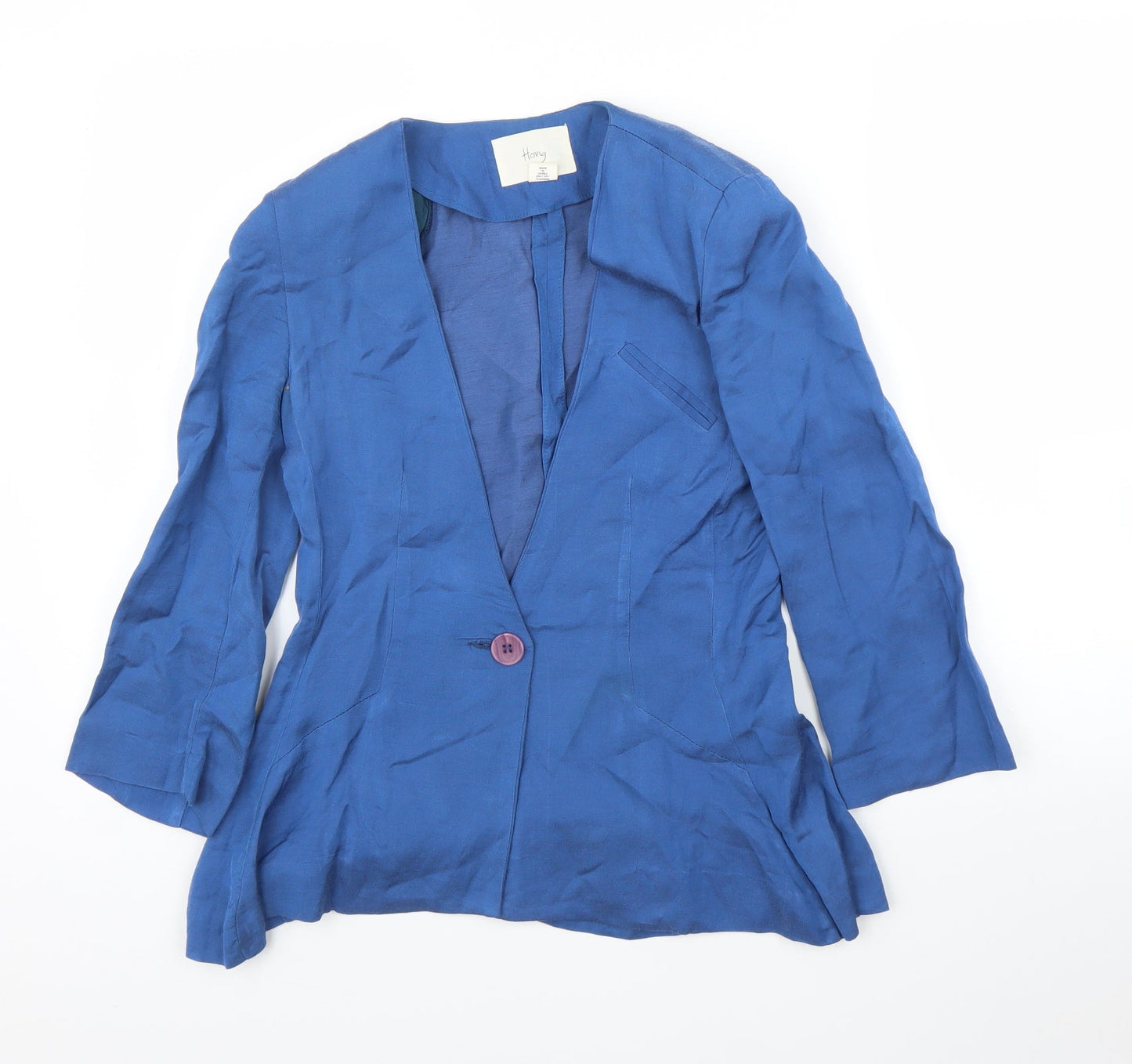 Hong Womens Blue   Cardigan Jumper Size M  - Jacket