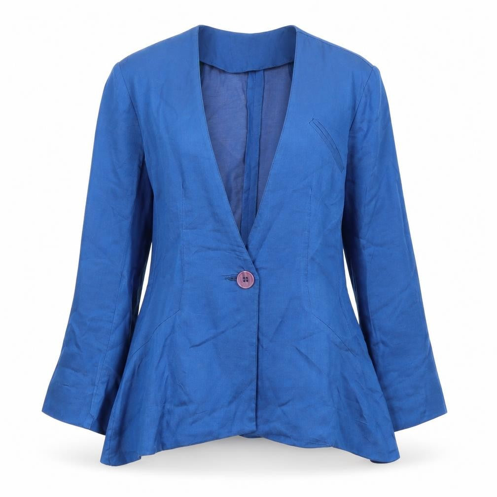 Hong Womens Blue   Cardigan Jumper Size M  - Jacket