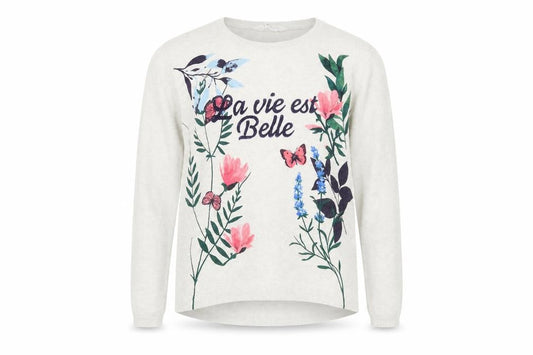 H&M Girls Grey   Pullover Sweatshirt Size 11-12 Years