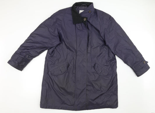 dannimac Womens Purple   Windbreaker Coat Size L