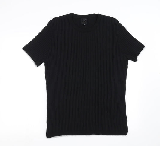 Maison Cinqcent Womens Black   Pullover Sweatshirt Size XL