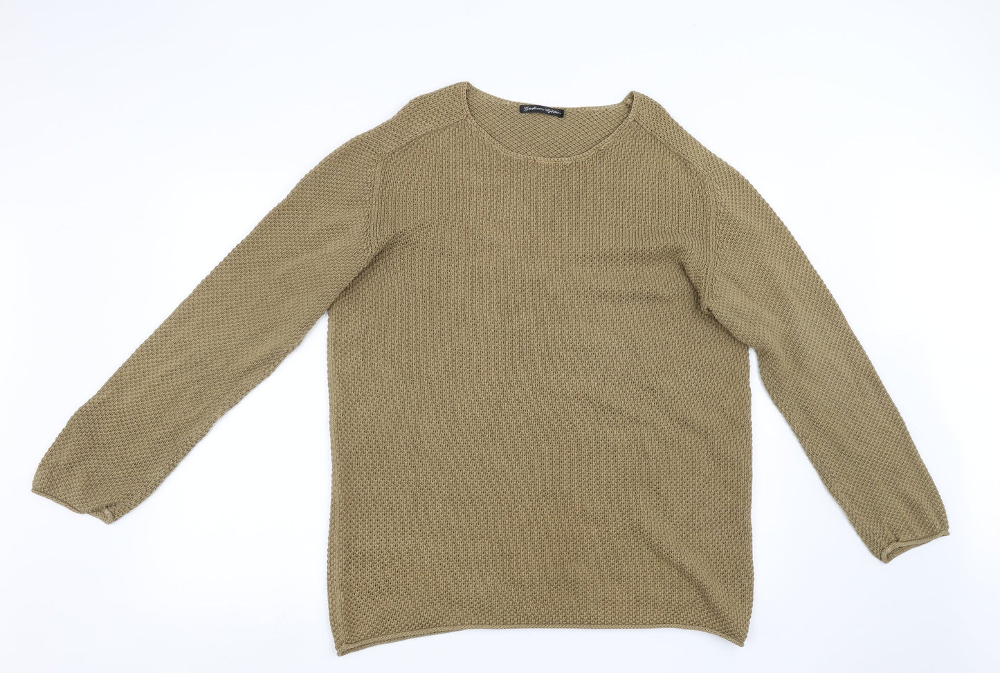 Preworn Mens Green   Pullover Sweatshirt Size L