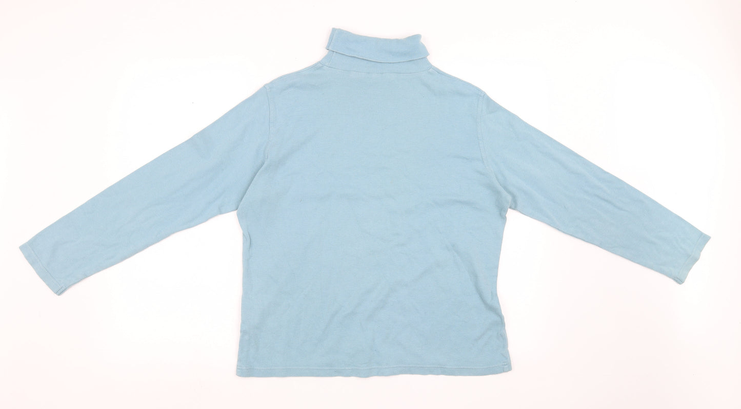 EMW Womens Blue   Pullover Sweatshirt Size L