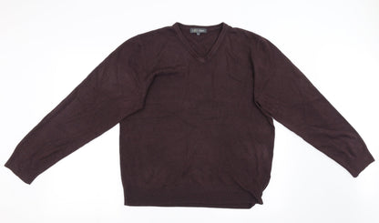 Marks & Spencers Mens Brown  Knit Pullover Sweatshirt Size XL