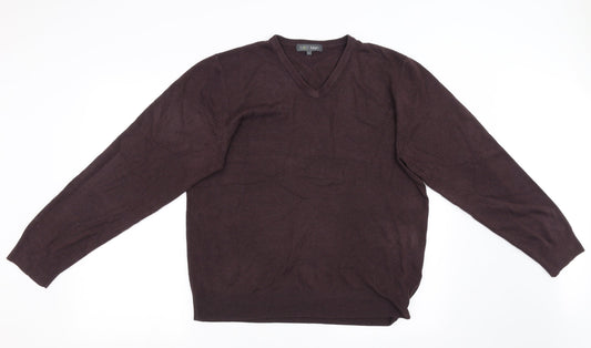 Marks and Spencers Mens Brown  Knit Pullover Sweatshirt Size XL