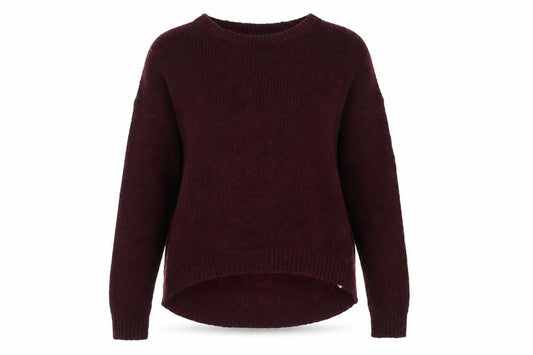 New Look Womens Red  Knit Pullover Sweatshirt Size M