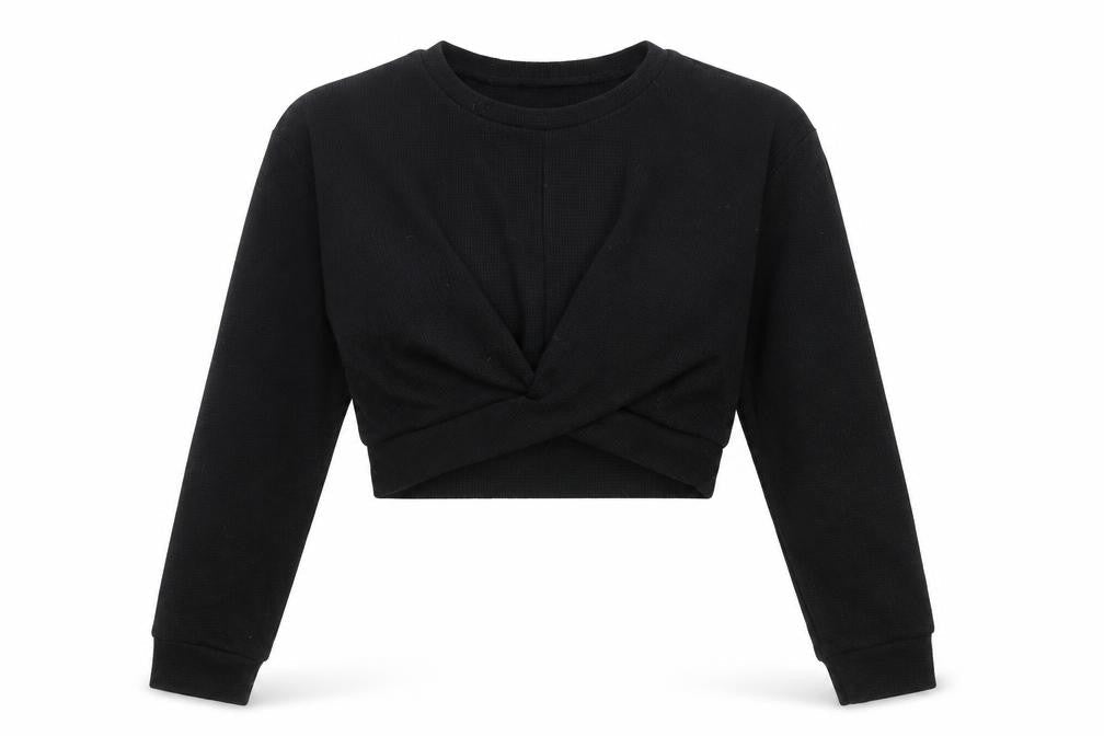 Club London Womens Black   Pullover Jumper Size S