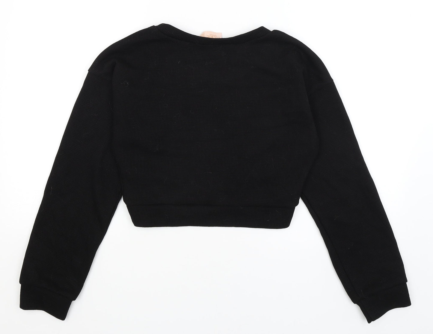 Club London Womens Black   Pullover Jumper Size S