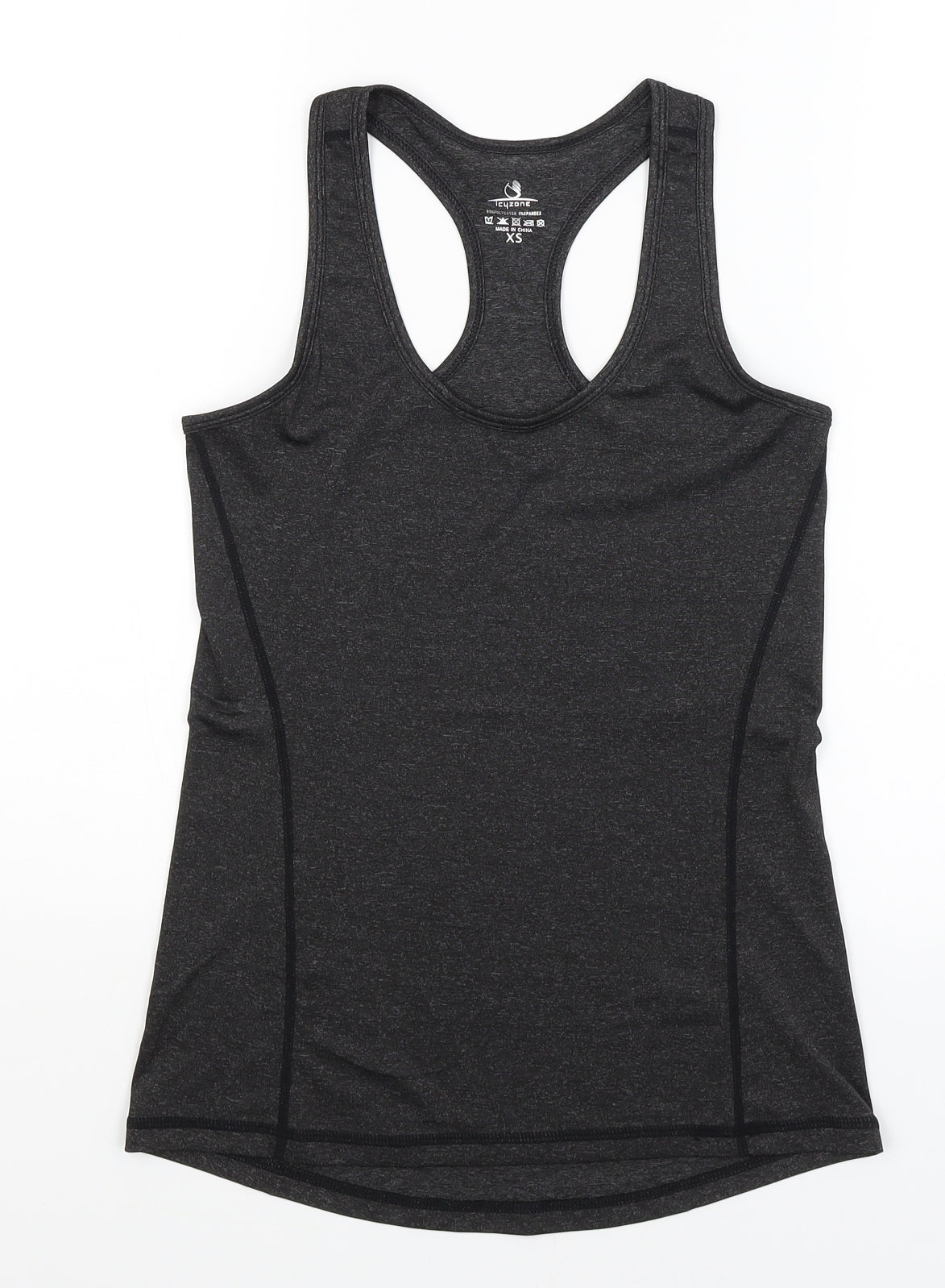 Icy Zone Womens Grey   Basic Tank Size XS