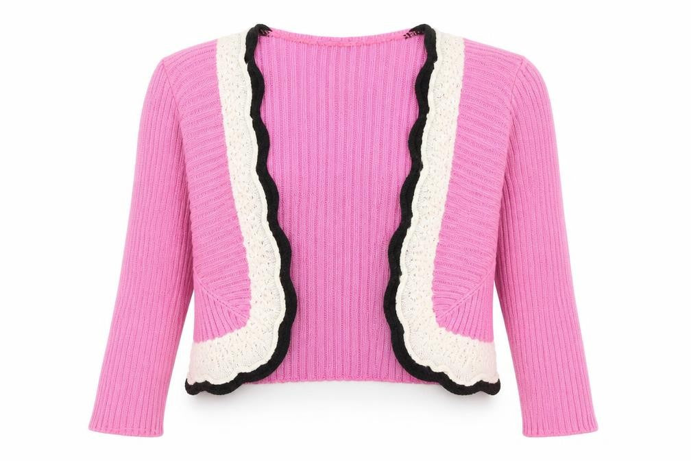 La Zazies Womens Pink   Wrap Jumper Size S