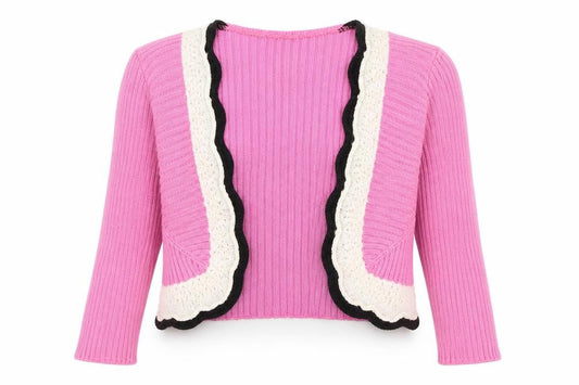 La Zazies Womens Pink   Wrap Jumper Size S