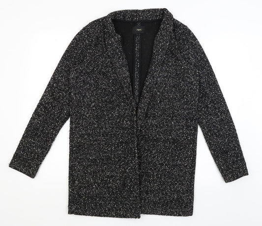 NEXT Womens Black   Wrap Jumper Size 10