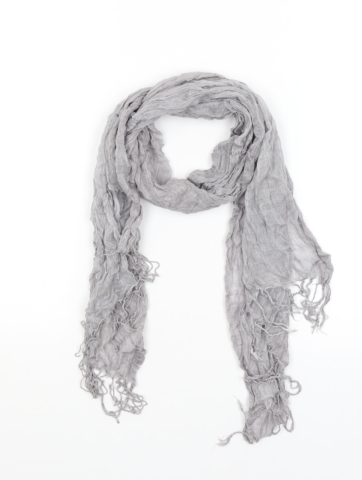 Preworn Womens Grey    Scarf