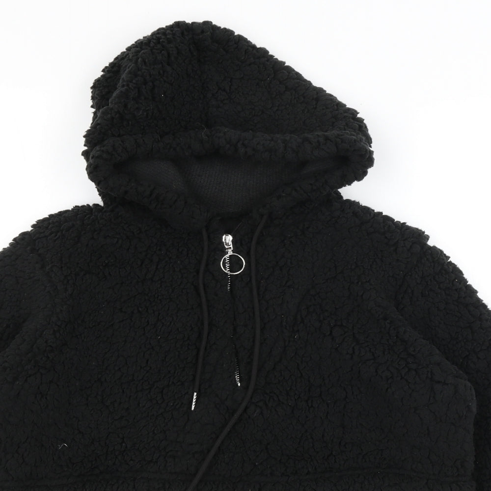 Stylewise Womens Black   Pullover Hoodie Size S
