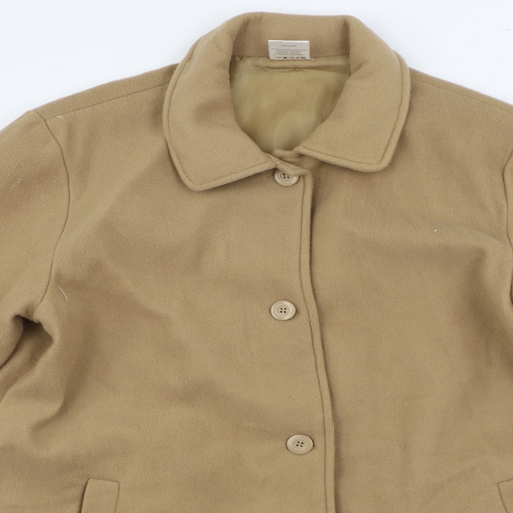 Neville  Womens Beige   Jacket Coat Size 14