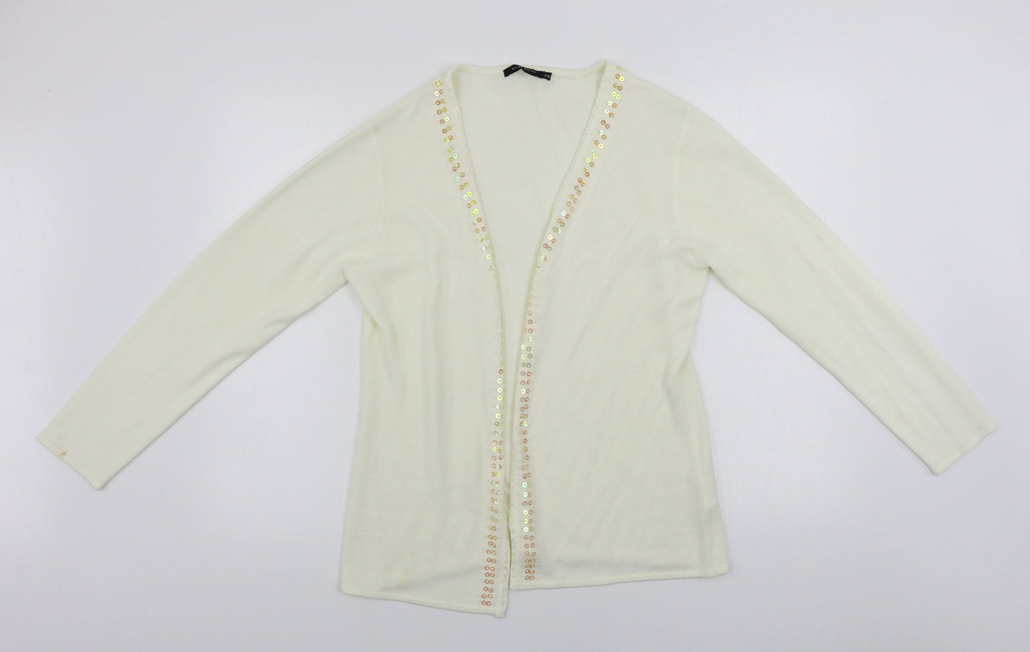 allbi nights Womens Beige   Cardigan Jumper Size 10