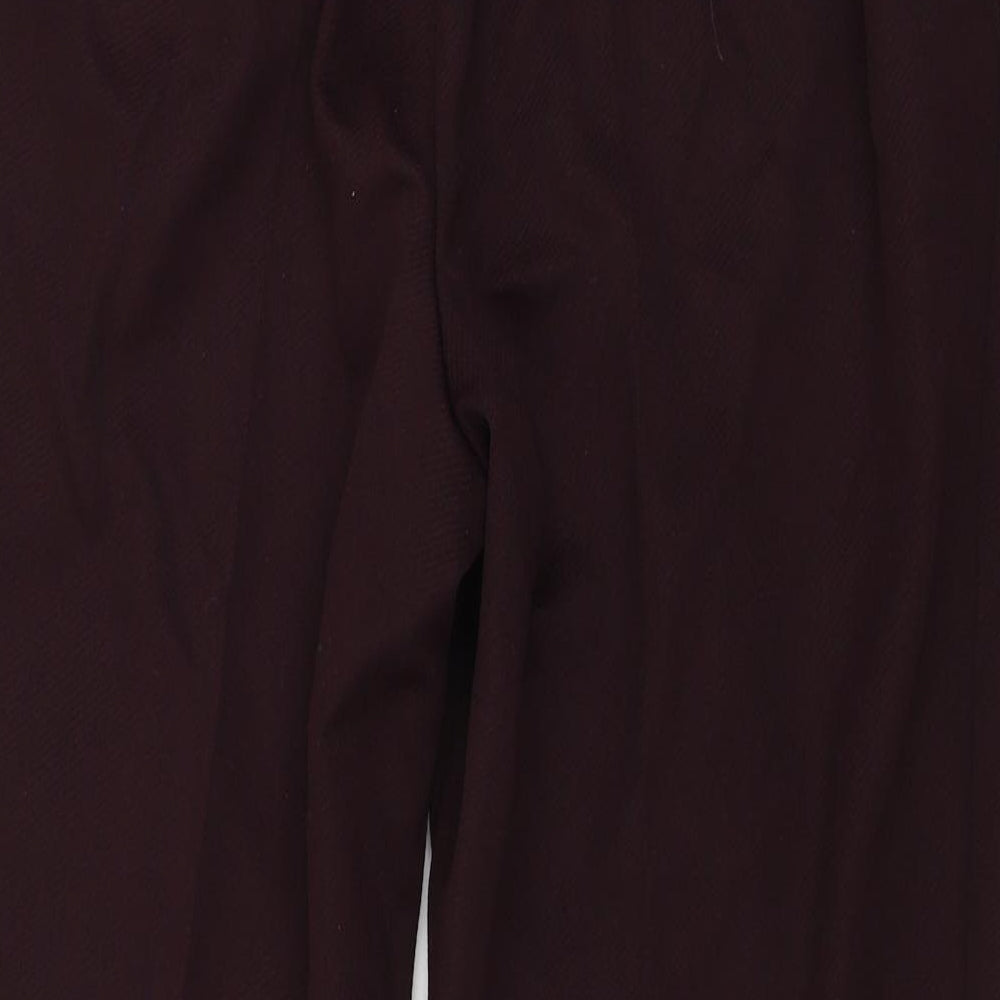 Preworn  Womens Purple   Trousers  Size 32 in L25 in
