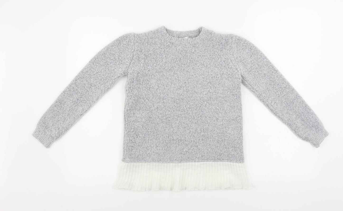 Primark  Girls Grey   Pullover Jumper Size 11-12 Years