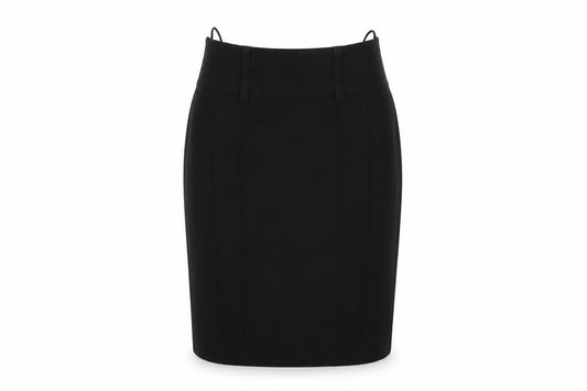 Next Womens Black   A-Line Skirt Size 8