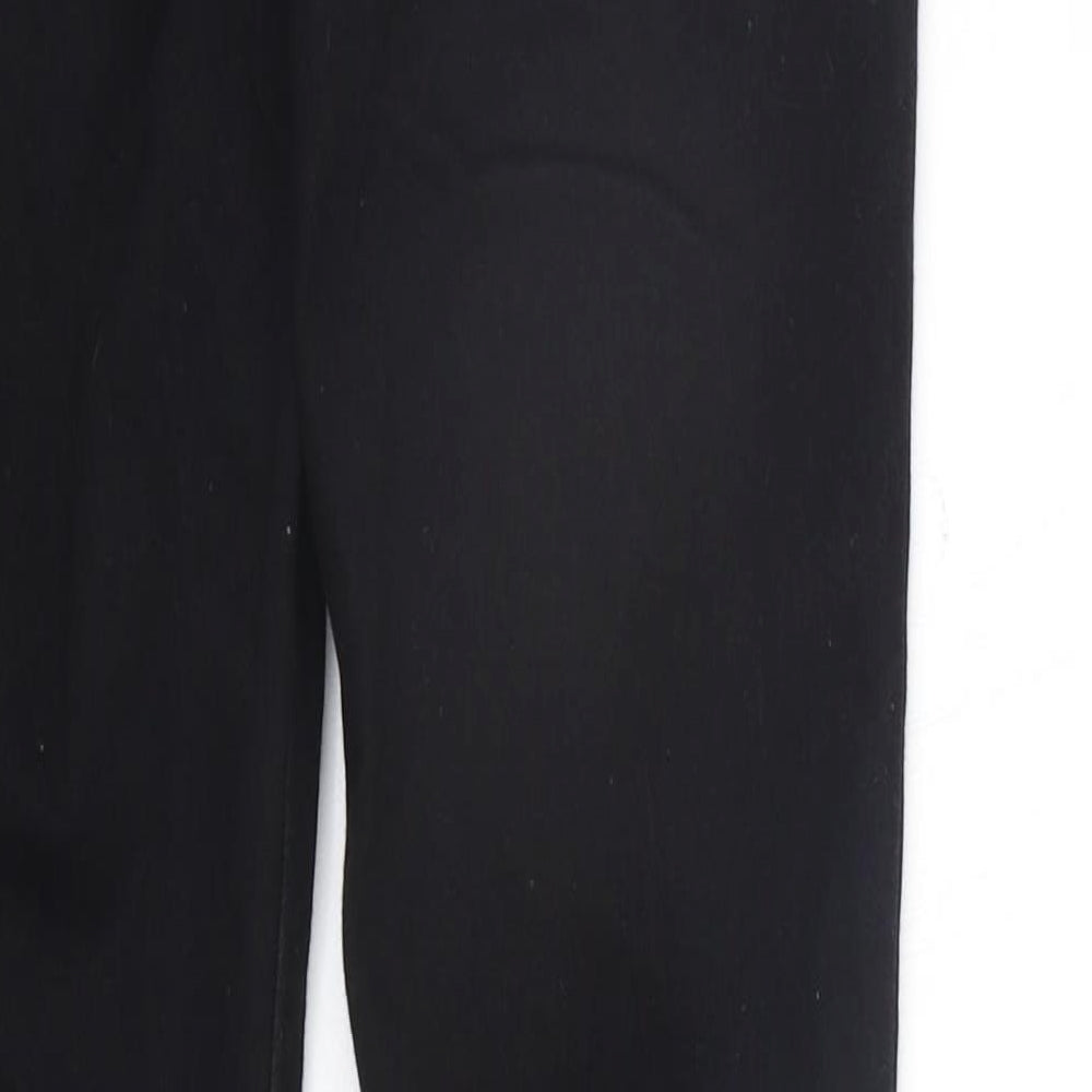 deniem co Womens Black   Straight Jeans Size 12 L28 in