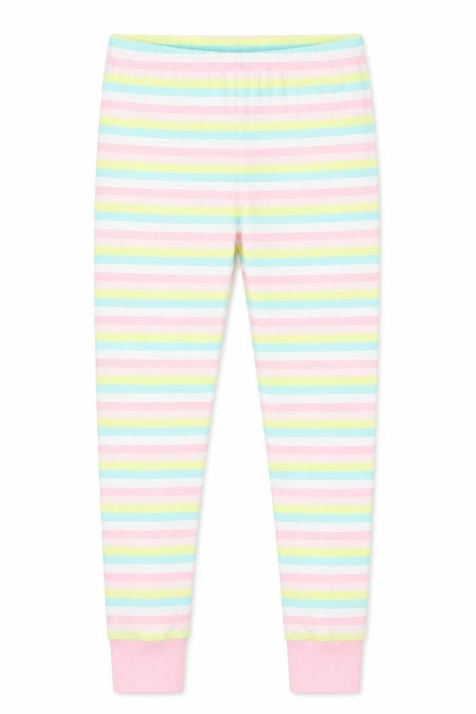 George Girls Multicoloured Striped  Jegging Trousers Size 6-7 Years - Elastic Waist Band