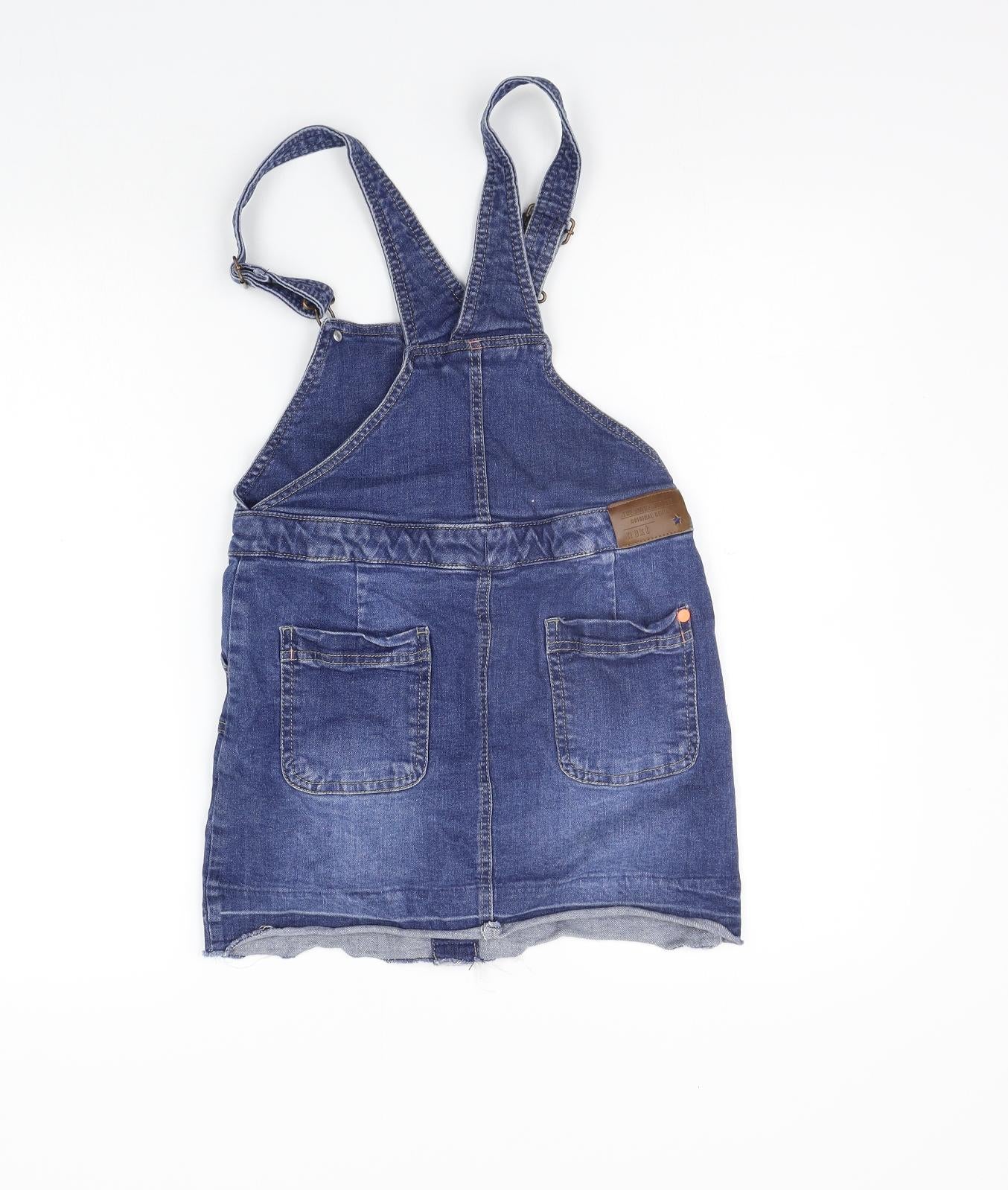NEXT Girls Blue   Dungaree One-Piece Size 10 Years
