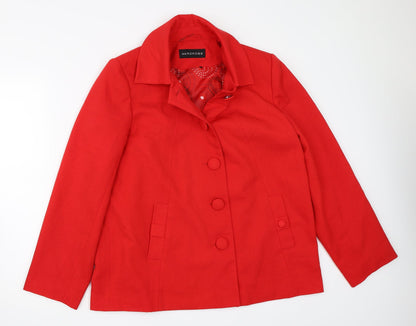Wardrobe Womens Red   Jacket Coat Size 14