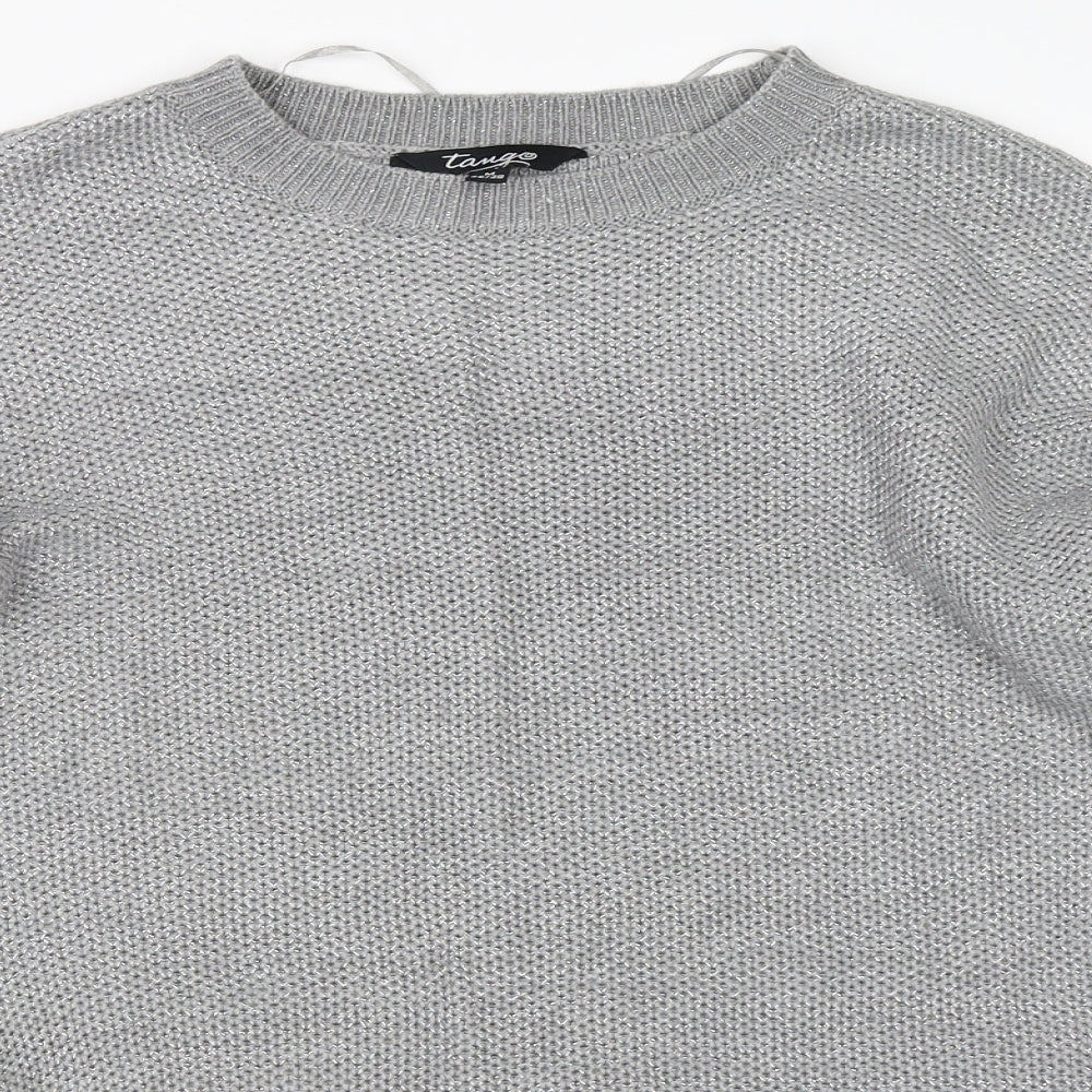 Tango Womens Grey   Pullover Jumper Size M