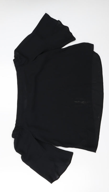 Back view of New Look girls’ black basic blouse, size 15, years