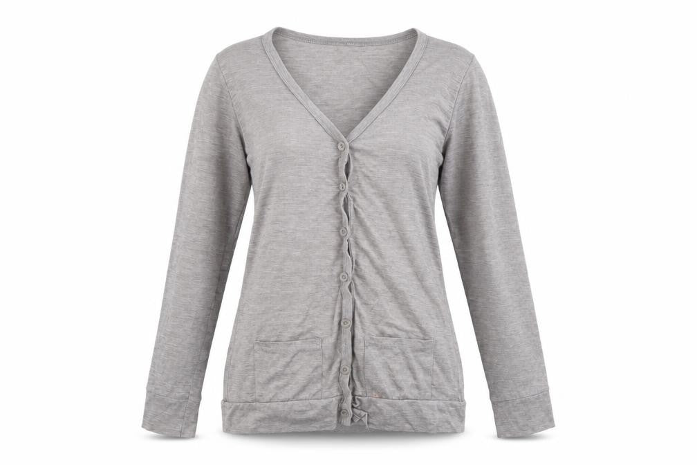Fury Womens Grey   Cardigan Jumper Size L
