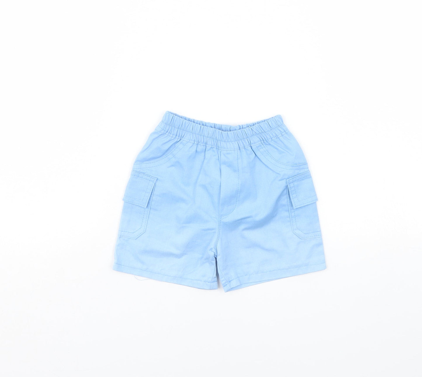 Baby C Baby Blue   Cropped Trousers Size 6-9 Months