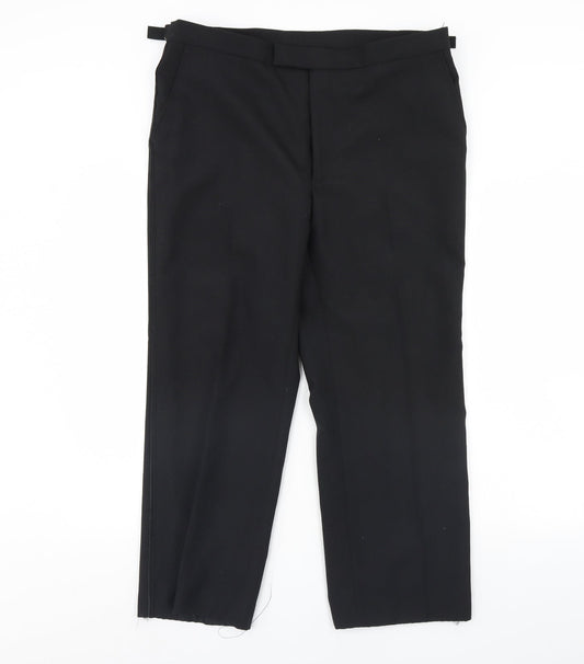 Preworn Womens Black   Dress Pants Trousers Size 38 in L25 in