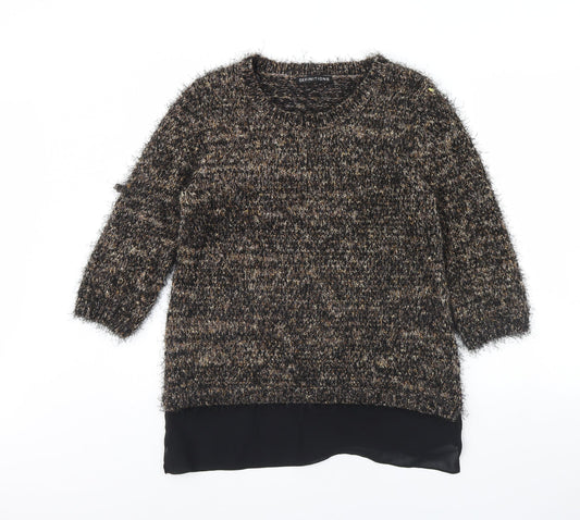 Definitions Womens Brown   Pullover Jumper Size 12