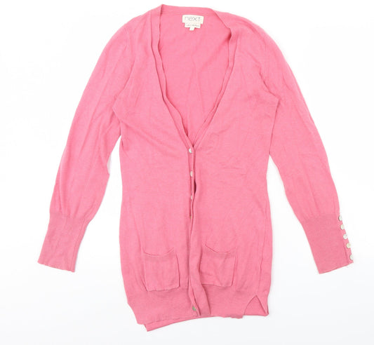 NEXT Womens Pink   Cardigan Jumper Size 6